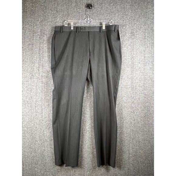 Van Heusen Other - Van Heusen Men's Flex Slim Fit Dress Pant Light Black / Dark Gray Size 38x32 NWT